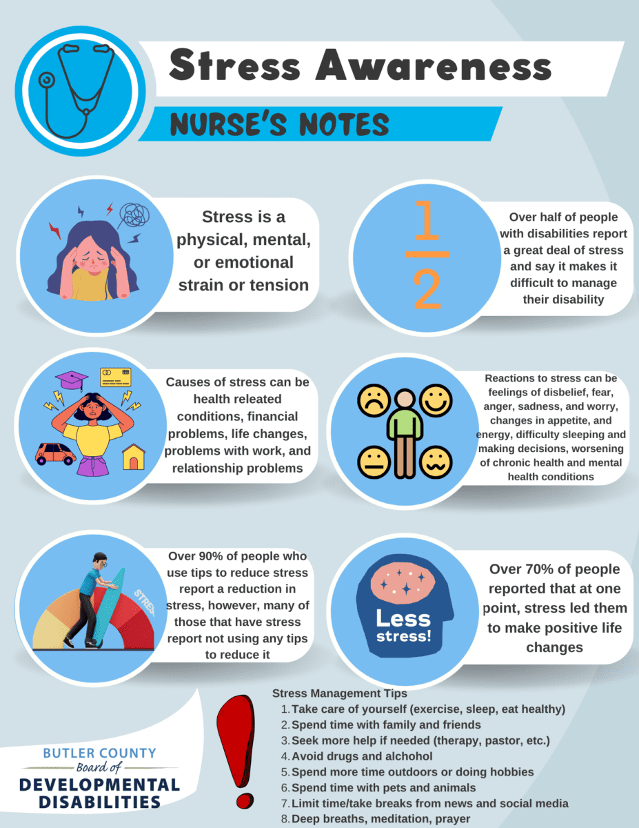 Butler County | Nurse's Notes: Stress Awareness Month | Butler County